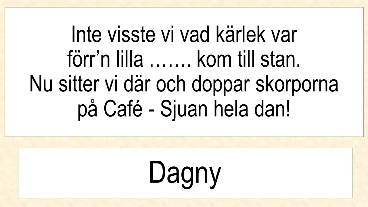 Gissa sången ver. 1 Musikglädje, musikminnen, hjärngympa